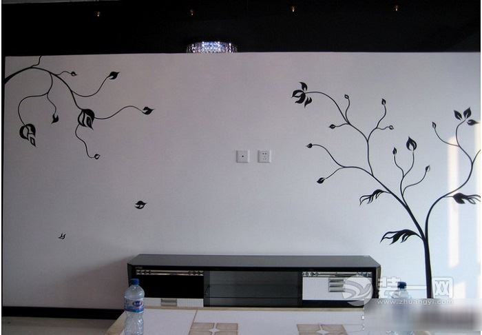 手绘电视背景墙你喜欢吗 手绘电视背景墙效果图欣赏